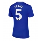 Everton Michael Keane #5 Replike Domaci Dres za Ženska 2024-25 Kratak Rukav